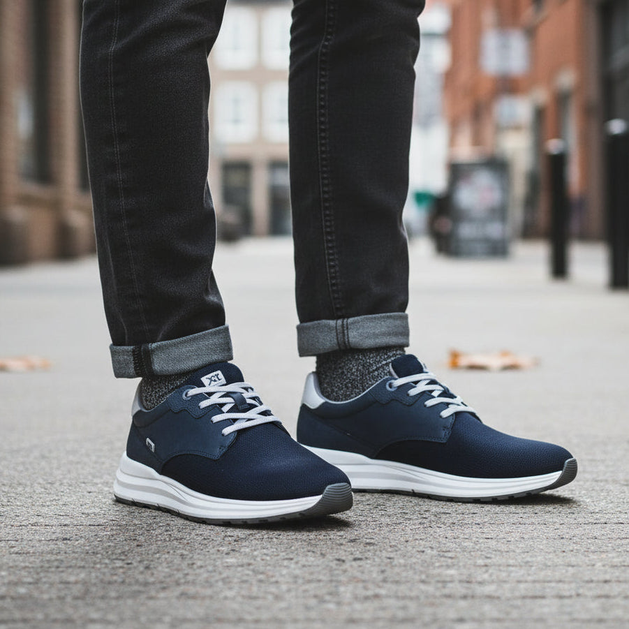 Sneakers Uomo XTI in Tessuto Blu fondo Extra Light