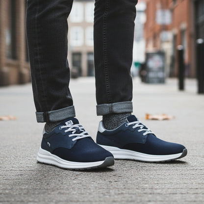 Sneakers Uomo XTI in Tessuto Blu fondo Extra Light