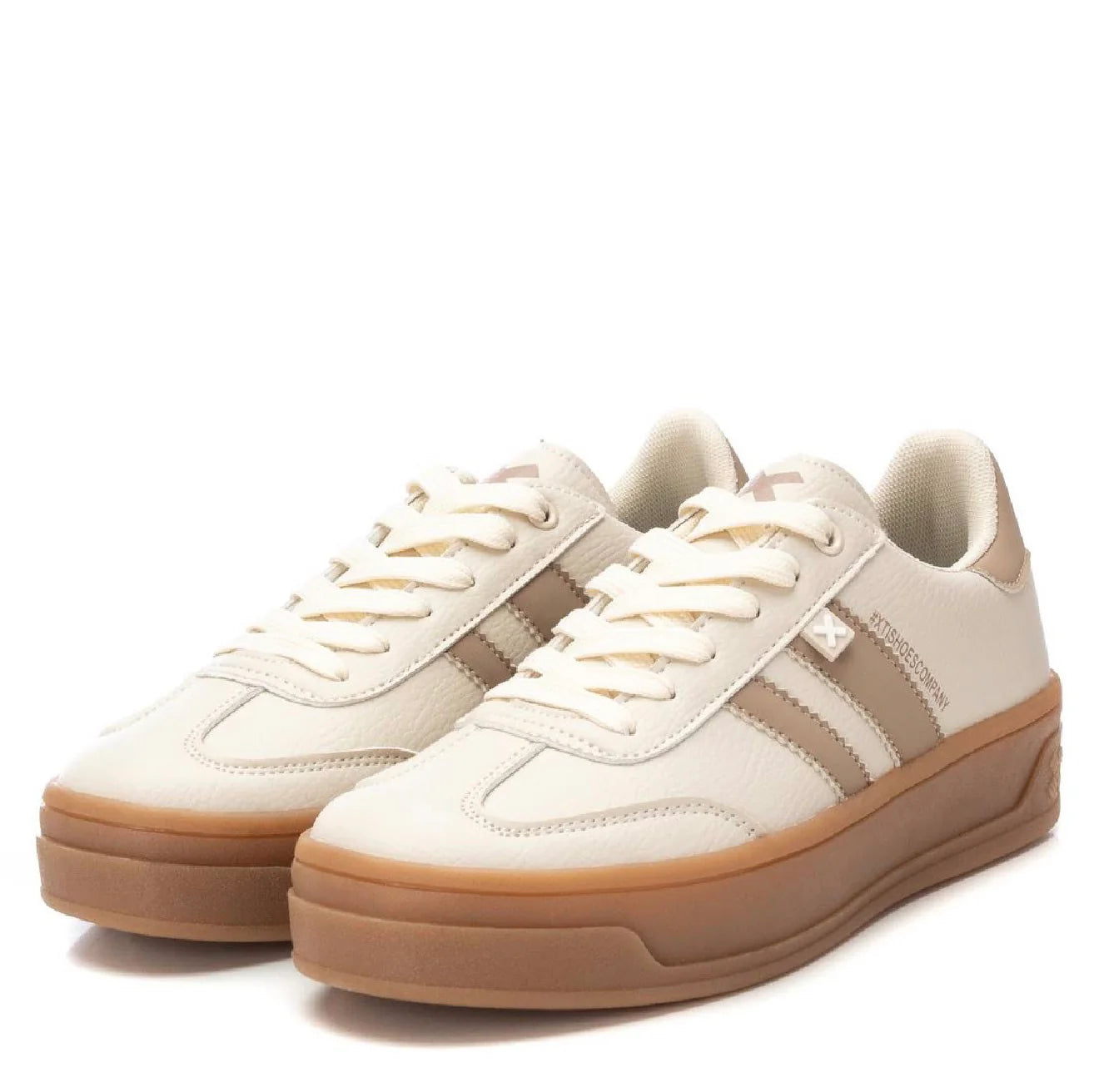 Sneakers Donna XTI Beige con riporti Fango