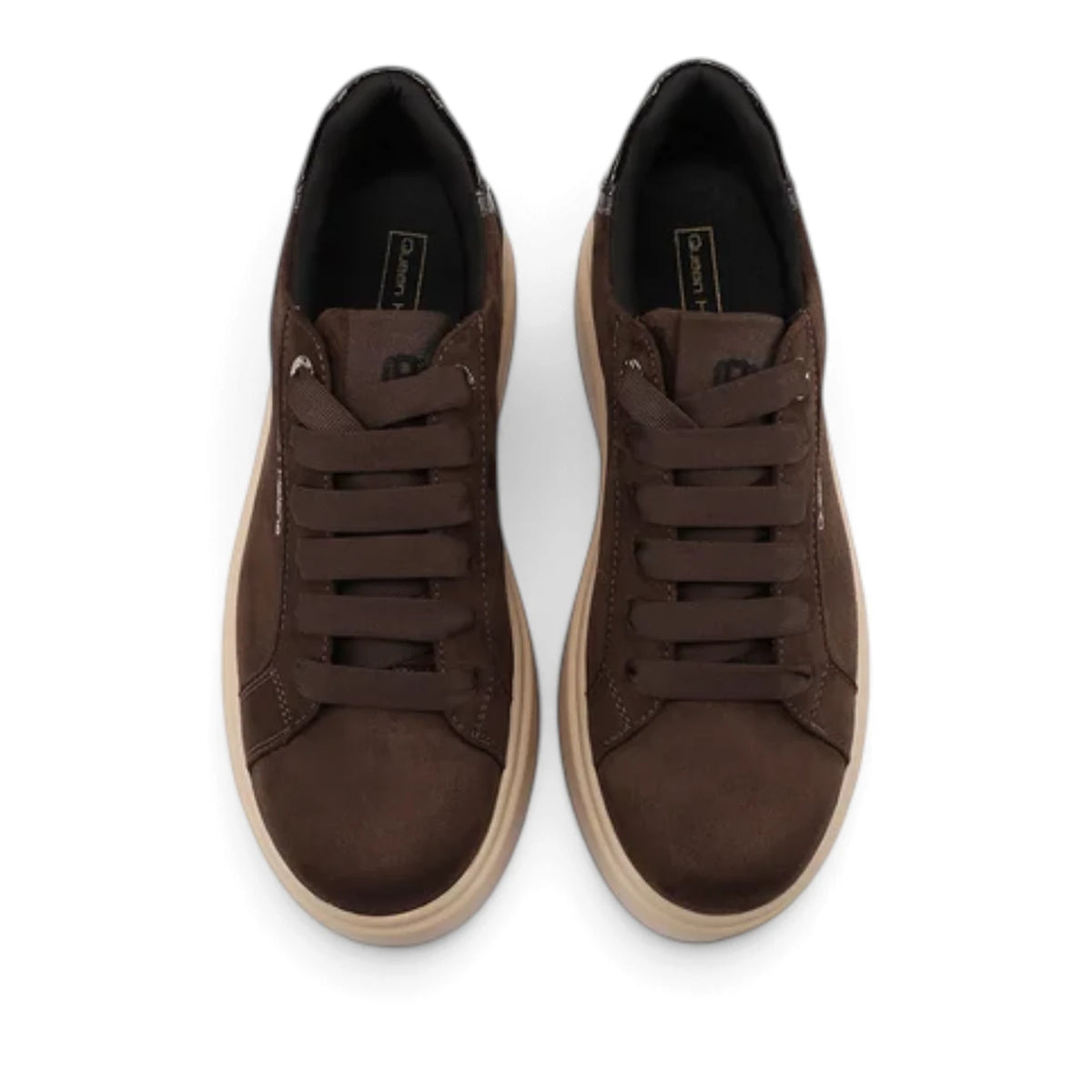 Sneakers Donna Queen Helena Platform Scamosciato Marrone