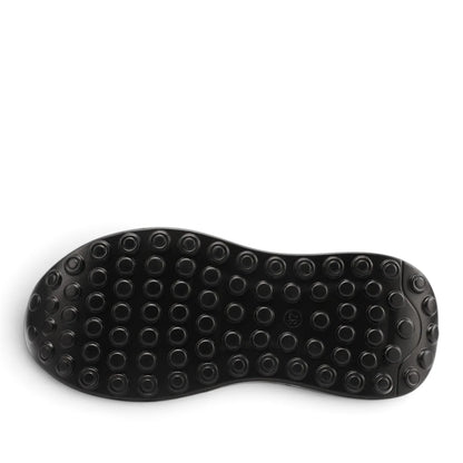Sneakers Donna in Tessuto Scamosciato e Brillantinato Nero