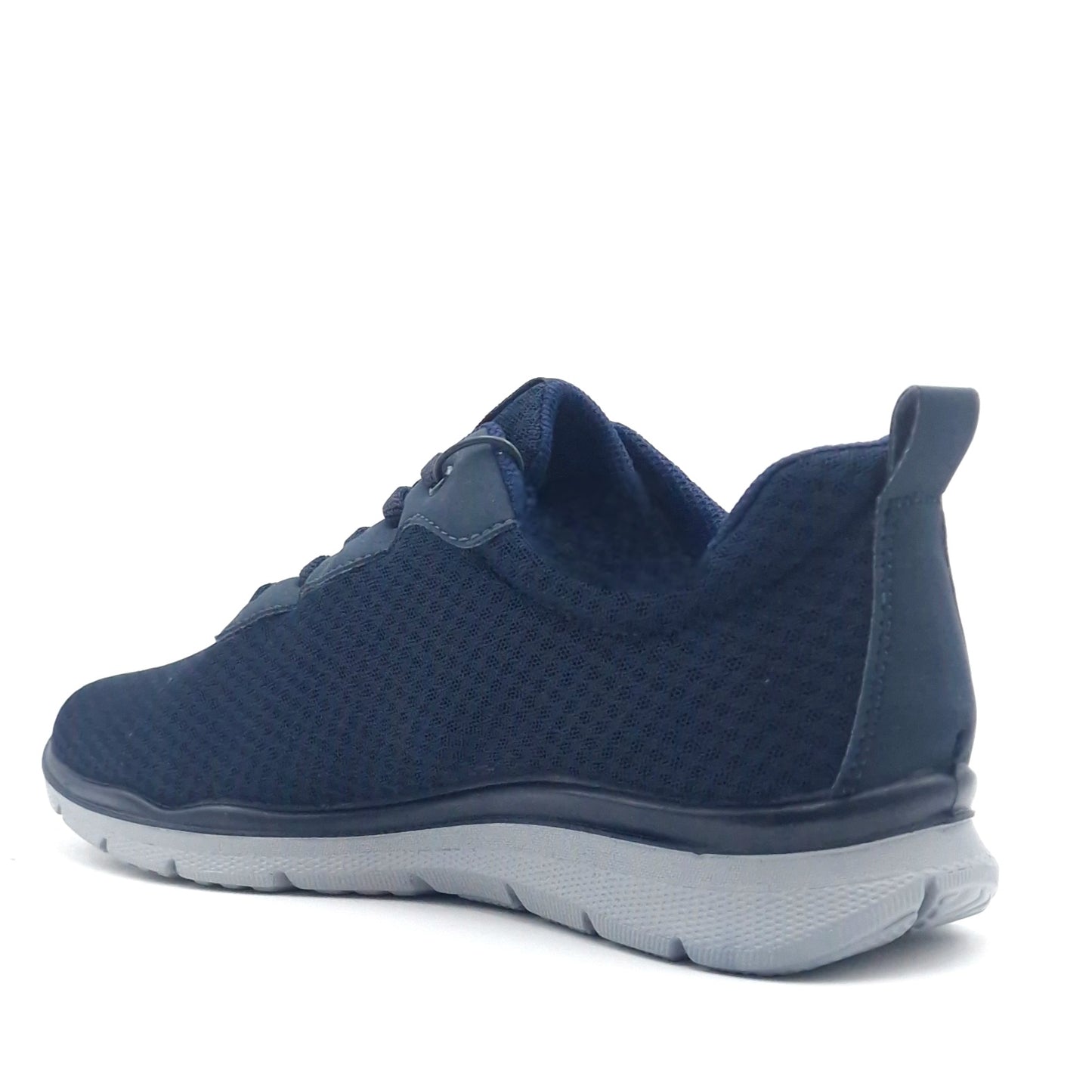 Sneakers Uomo Enval in Tessuto Blu con lacci elastici Leggere e Traspiranti