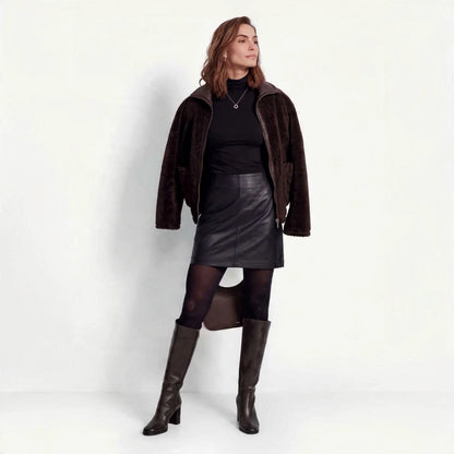 Stivali Donna Tamaris Moro con Tacco a Blocchetto e TOUCH-IT