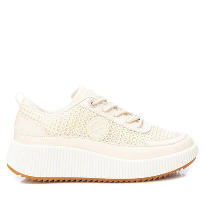 Sneaker Donna Xti in Eco Pelle e Tessuto Beige