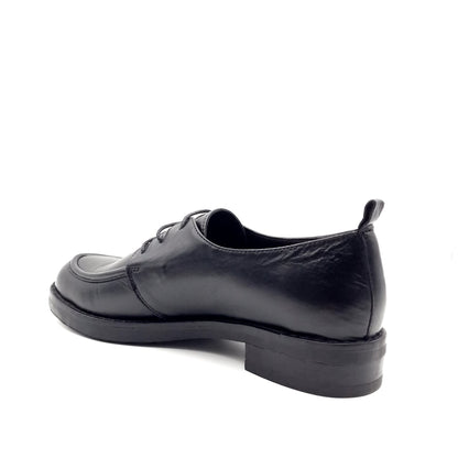 Derby Donna OT in Pelle Nero