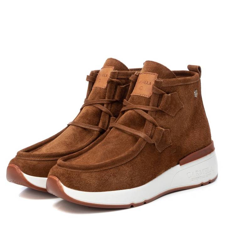 Sneaker Stivaletto donna Carmela Scamosciato Cuoio