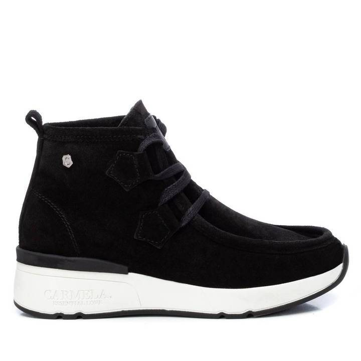 Sneaker Stivaletto donna Carmela Scamosciato Nero
