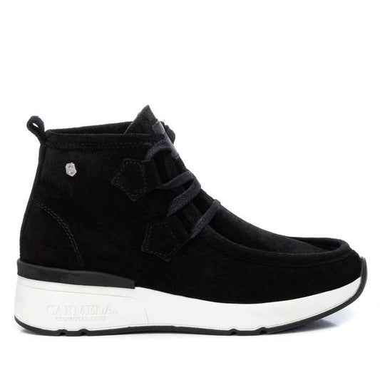 Sneaker Stivaletto donna Carmela Scamosciato Nero
