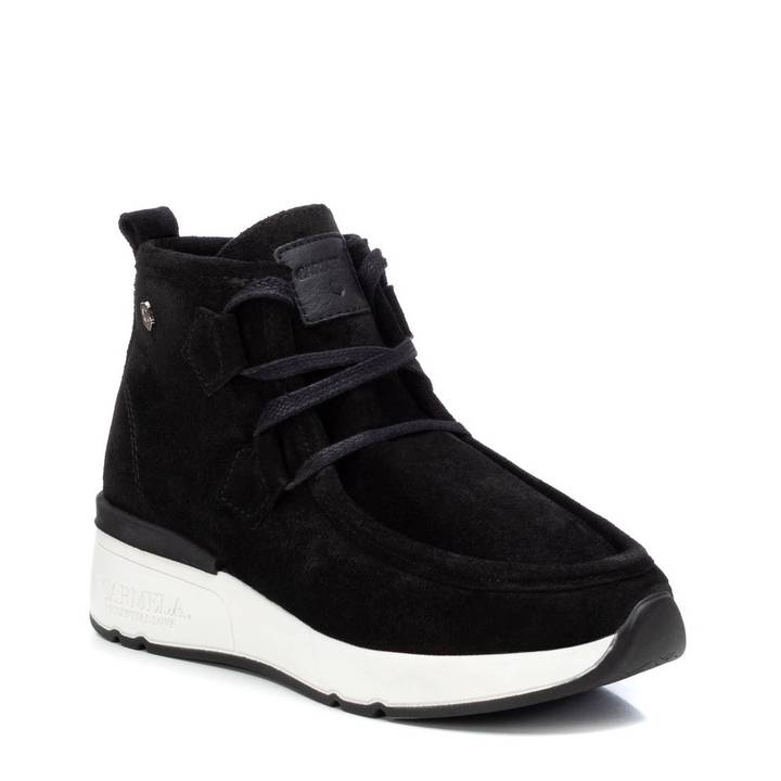 Sneaker Stivaletto donna Carmela Scamosciato Nero